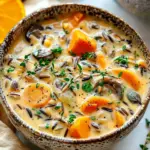 Cozy Autumn Wild Rice Soup
