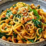 Chickpea and Spinach Pasta