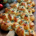 Cheesy Christmas Tree Bread