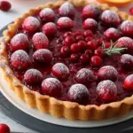 Cranberry-Orange Curd Tart