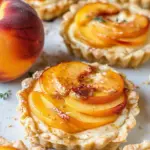 Peach and Cream Cheese Mini Tarts