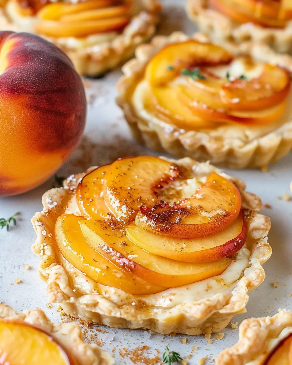 Peach and Cream Cheese Mini Tarts: Easy Indulgence for Everyone