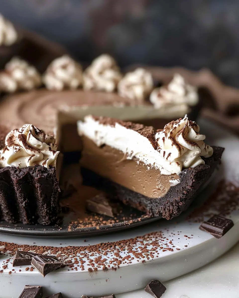 Dark Chocolate Tart with Espresso Whipped Cream: An Indulgent Delight