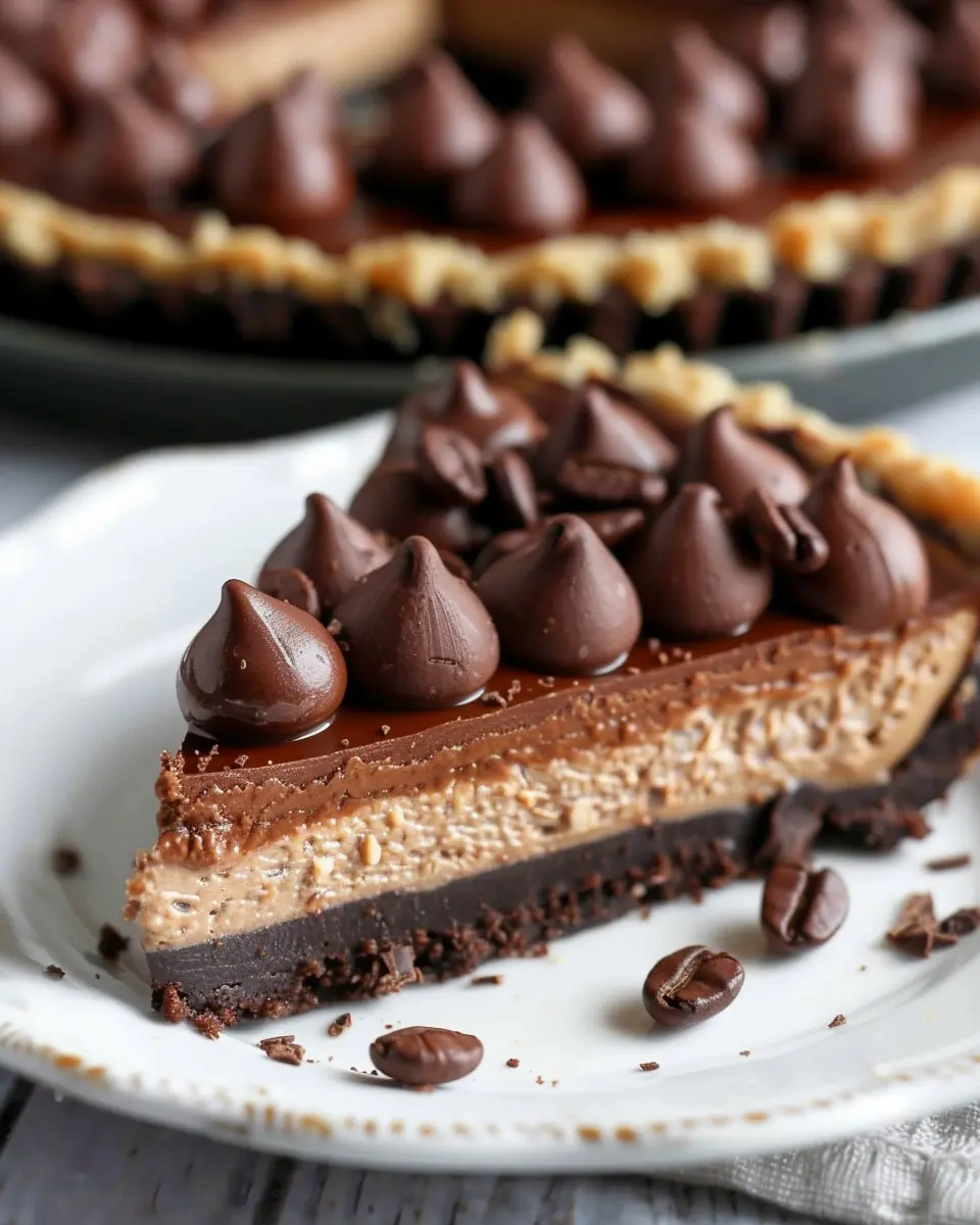Indulge in chocolate espresso mascarpone tart delight for a rich treat