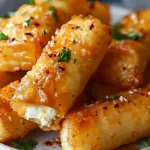 Oven-Fried Feta Rolls with Chili Honey