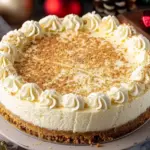 Traditional Eggnog Cheesecake
