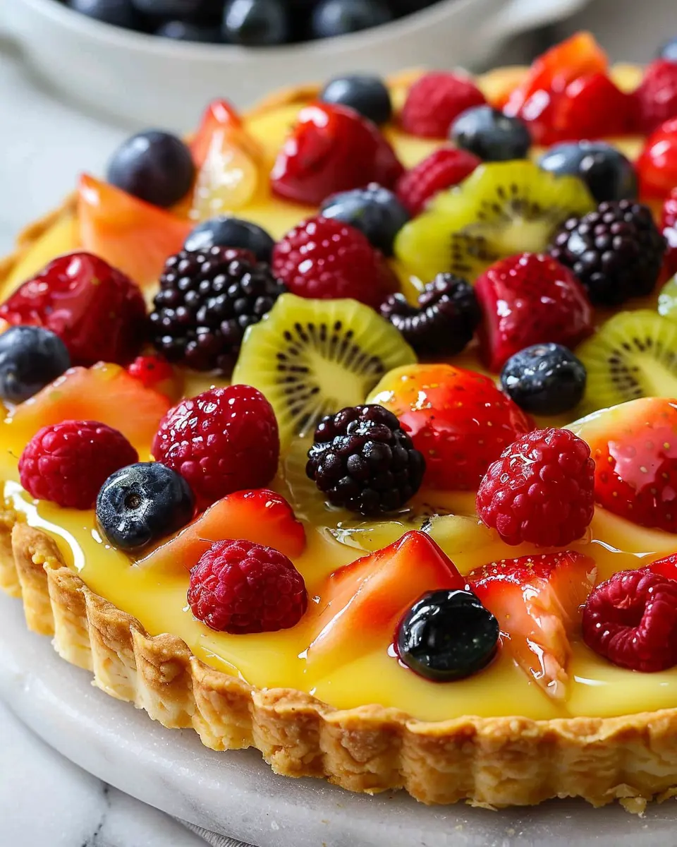 Fruit Custard Tart: The Best Easy Recipe for Delightful Desserts