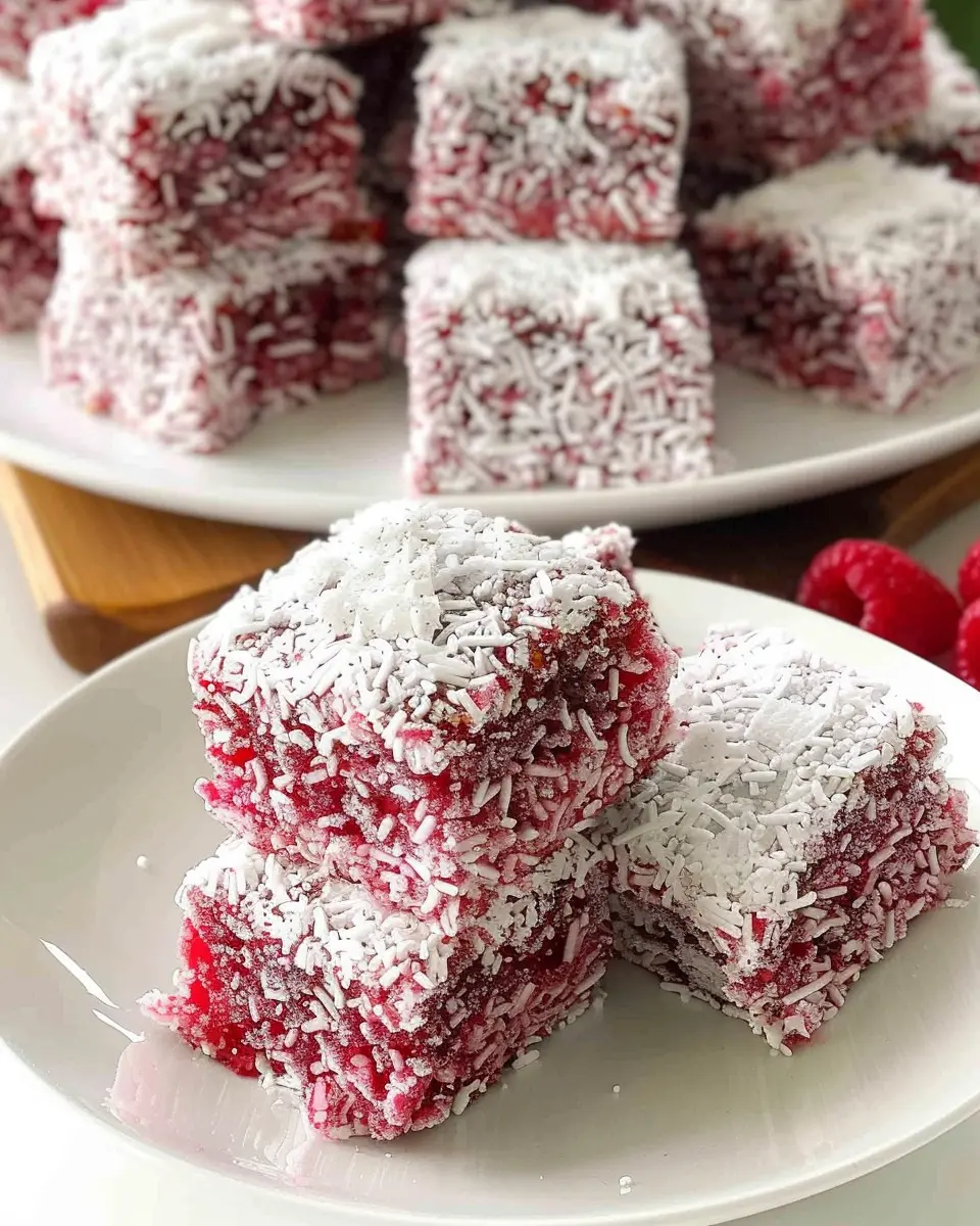 Raspberry Lamingtons: Easy Indulgence for Homemade Delight