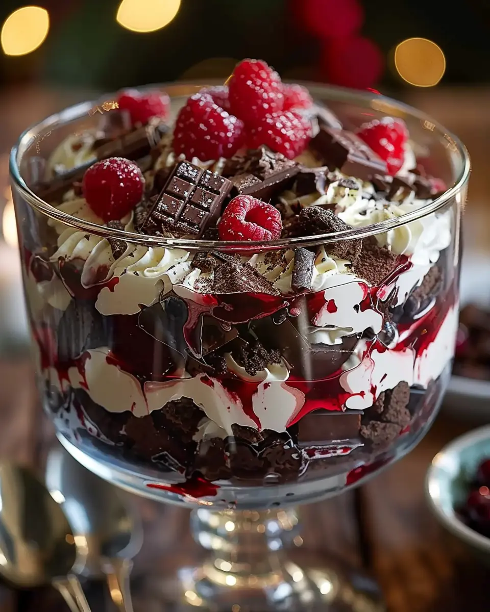 Black Forest Trifle for Christmas: A Decadent Holiday Treat