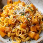 Roasted Pumpkin & Garlic Pasta