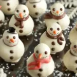 No-Bake Snowman Truffles