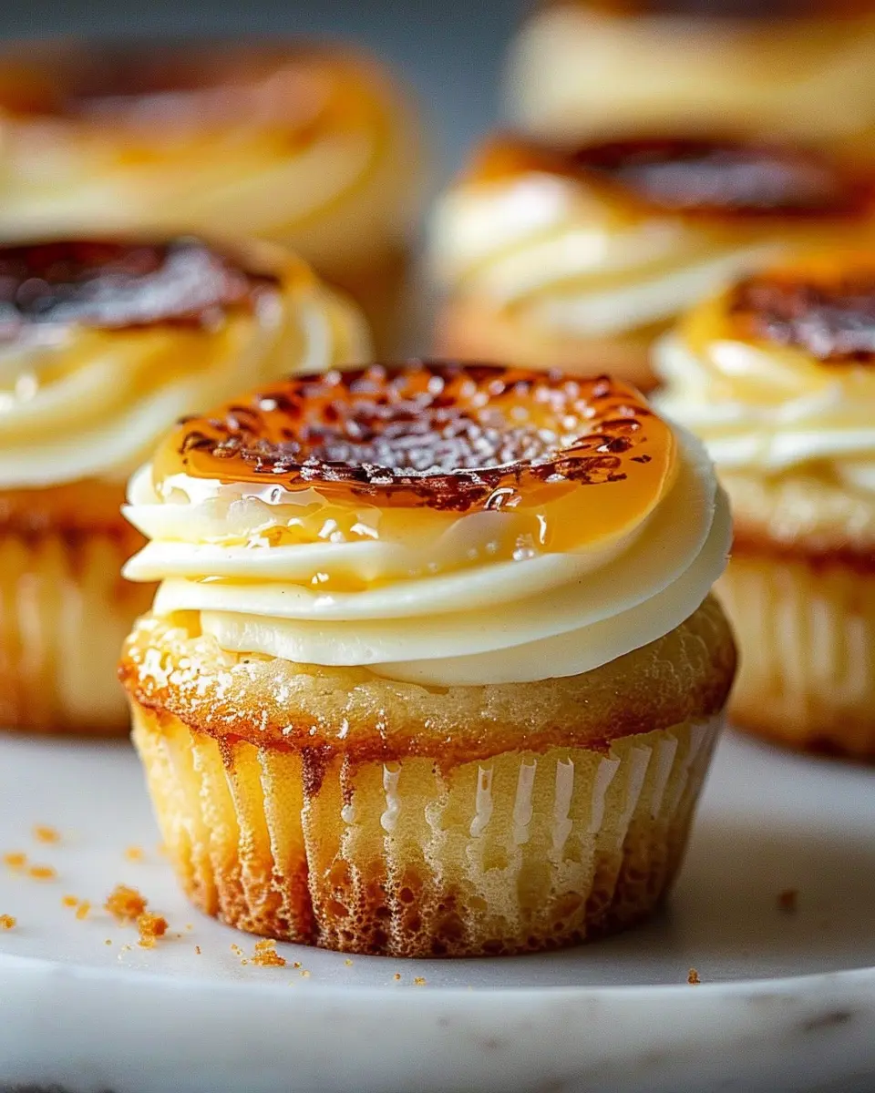 Vanilla Bean Crème Brûlée Cheesecake Cupcakes: The Best Indulgence