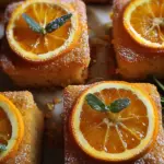 orange ginger honey cakes