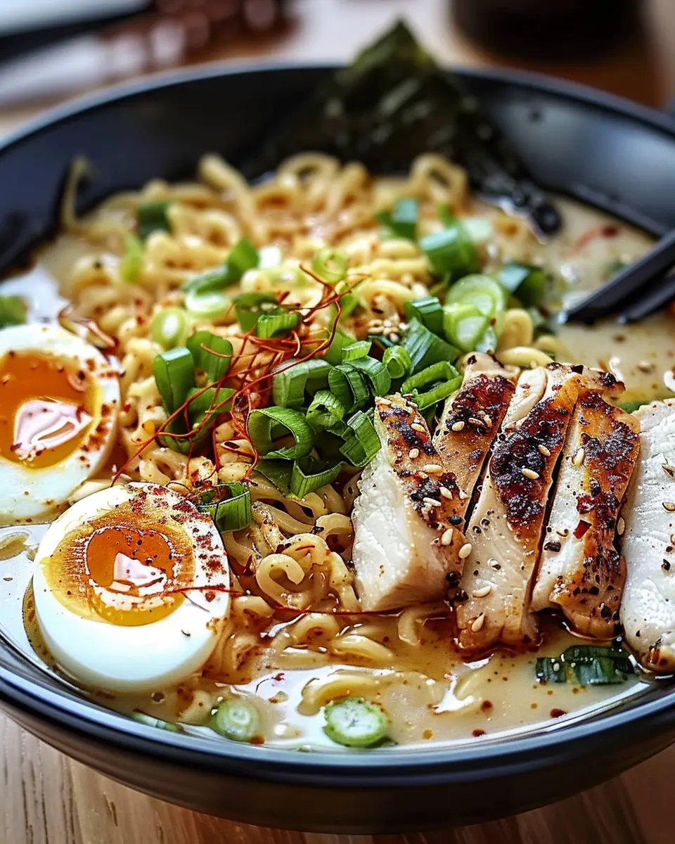 Creamy Garlic Chicken Ramen: The Best Ultimate Comfort Recipe