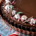 Dark Chocolate Peppermint Mousse Tart