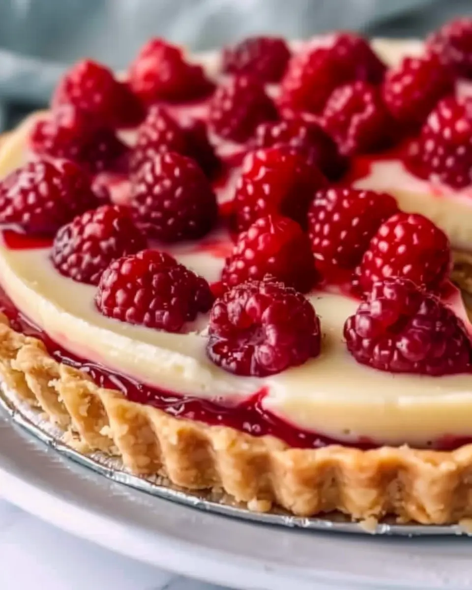 Vegan White Chocolate Raspberry Tart: An Indulgent Dessert Delight