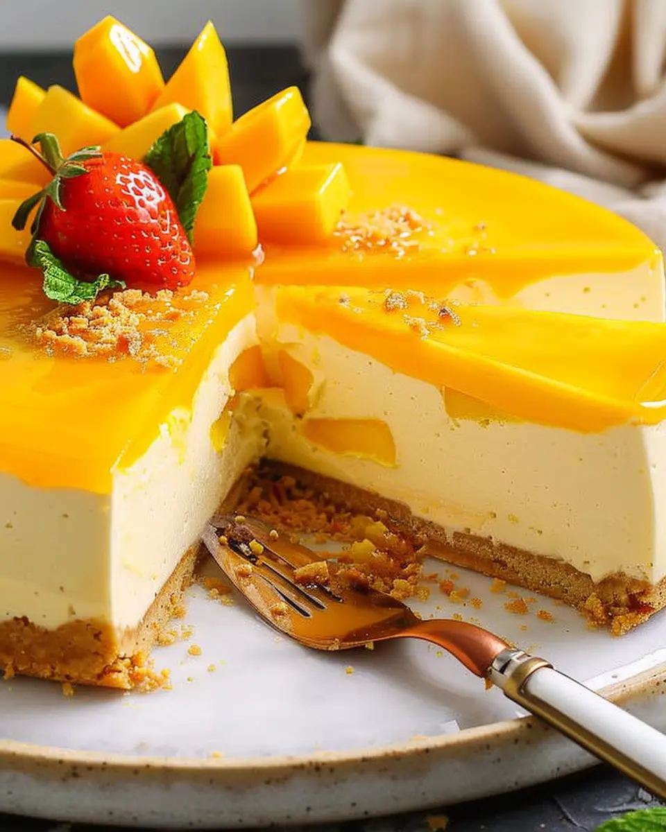 No-Bake Mango Cheesecake: The Best Easy Recipe for Fresh Flavor