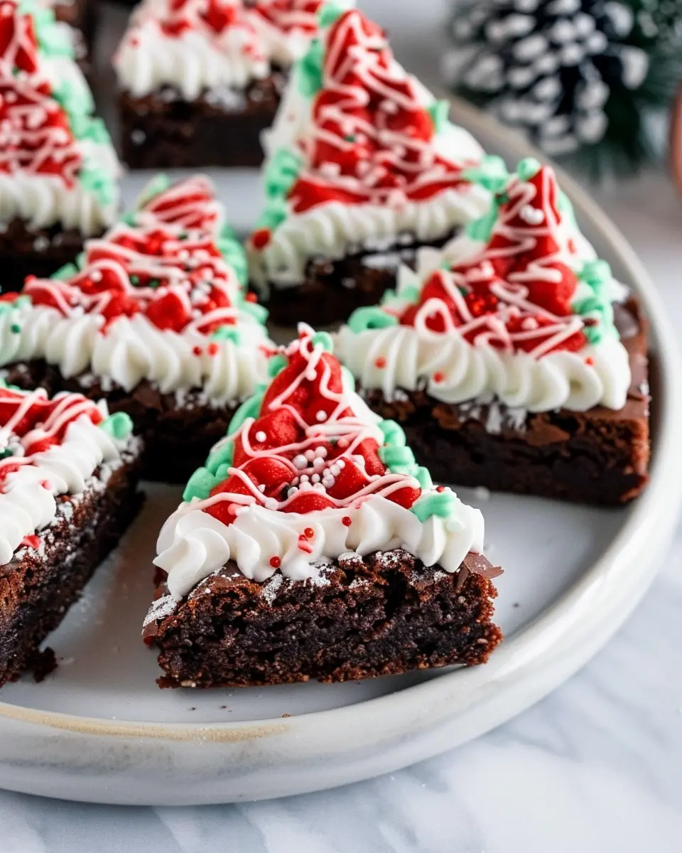 Frosted Christmas Brownies: Easy, Indulgent Treats for the Holidays